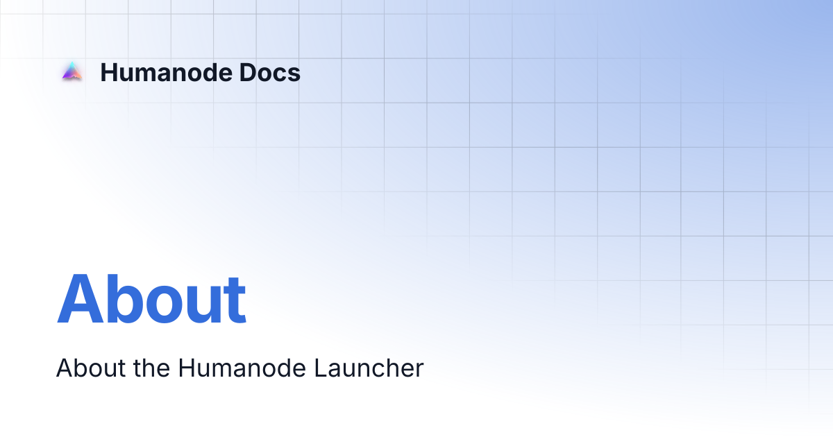 About | Humanode Docs